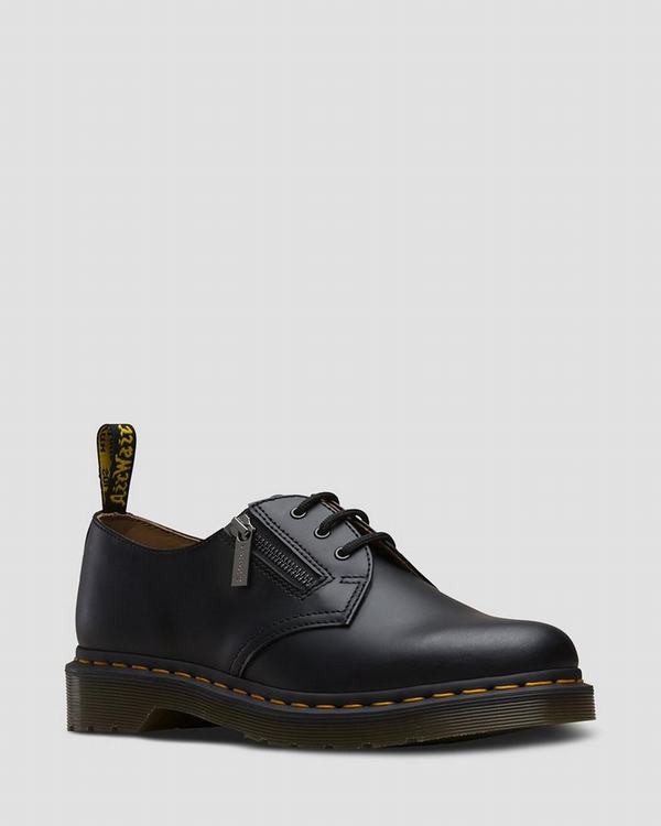 Dr Martens Dámské Polobotky Beams 1461 W/Zip Černé, CZ-104567